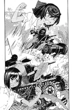 Te-Ke charging alongside Tategoto.