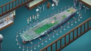1:1000 scale of the ship
