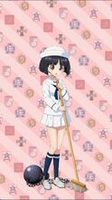 Midoriko's in Ooarai Naval Studies Department Uniform.