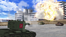 KV-2 HE Shell explosion