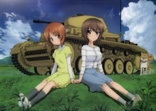 Miho & Maho alongside their Panzer II.