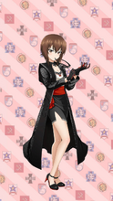 Maho's Black Charisma Idol Outfit.