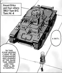 Panzer 38(t) used by Erika Itsumi
