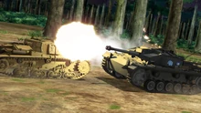 StuG battling Semovente