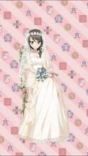 Mika's wedding outfit