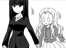 Shiho helping Marie.