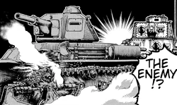 Panzer 38(t) targeting a defenseless prey.