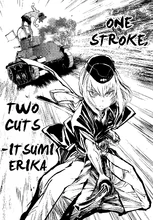 Erika putting an end to the Te-Ke.