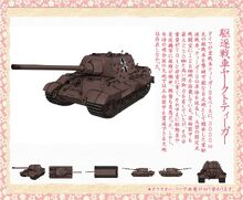 Jagdtiger's tank sheet from the official website.