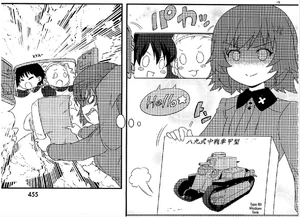 The Maus Commander remembering Noriko, Akebi and the Type 89.