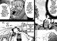 Madeleine harassing Eclair...