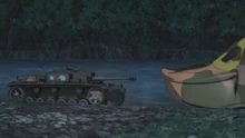 Against Chi-Ha-Tan mysterious tank.