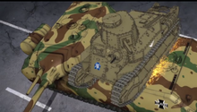 Type 89 blocking off Maus turret.