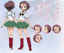 Momogawa's character sheet from the official website.