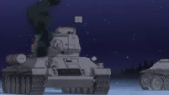 T-34/85 immobilised