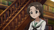 Azusa in the library