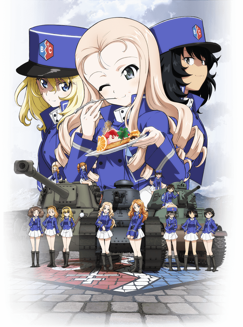 wallaby and koala (girls und panzer and 1 more) drawn by