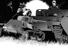 Te-Ke against Anglerfish TeamPanzer IV.