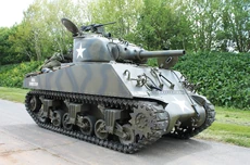 Real life Sherman M4(105)