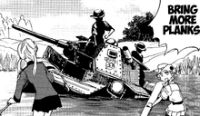 Tetrarch stuck in mud.