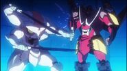 Gurren Lagann counter Enkidudu attacks