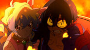 Gurren Lagann The Movie Childhood's Simon and Nia 