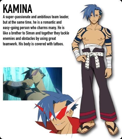 Tengen Toppa Gurren Lagann  Gurren lagann, Gurren lagann kamina, Anime  characters