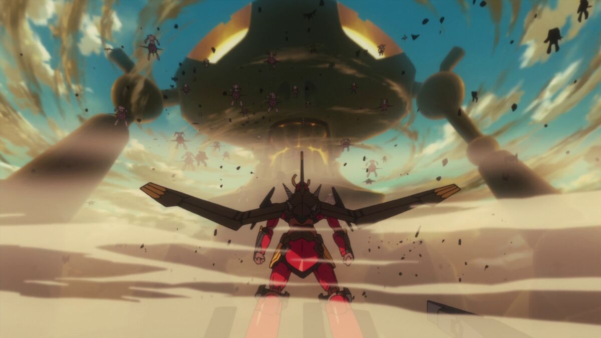 X 上的Gurren lagann France：「Tengen Toppa Gurren Lagann eyecatch episode 6/27   / X