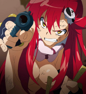 Yoko hair down 