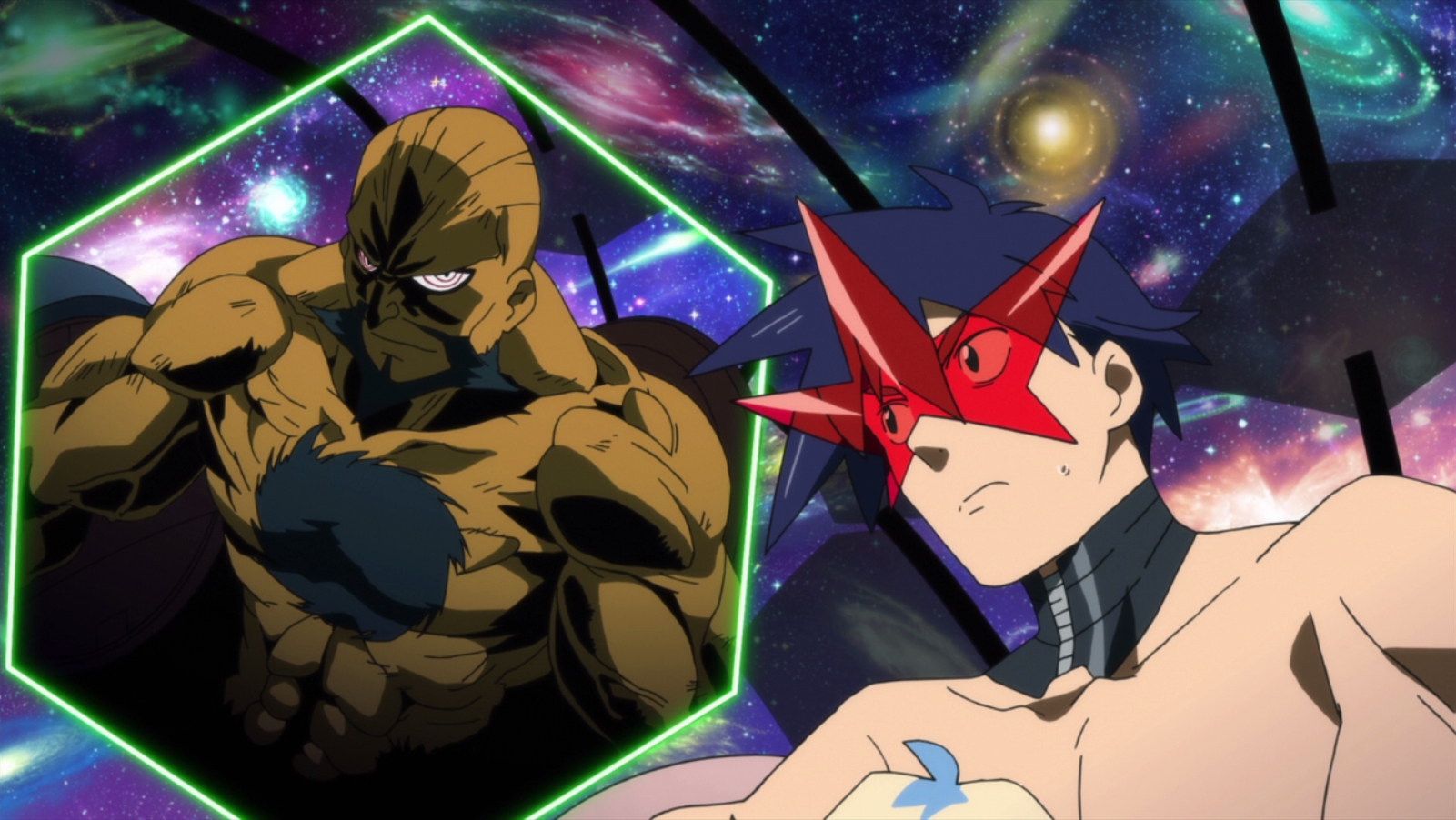 Gurren Lagann - The final clash! 2 leaders with the same