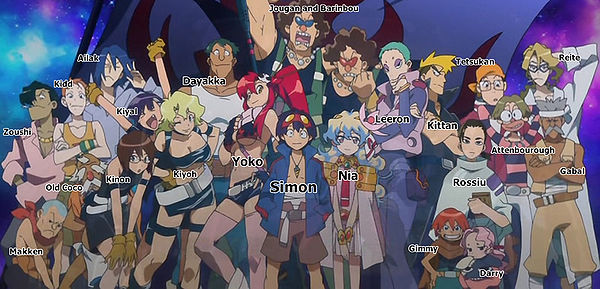 gurren lagann characters