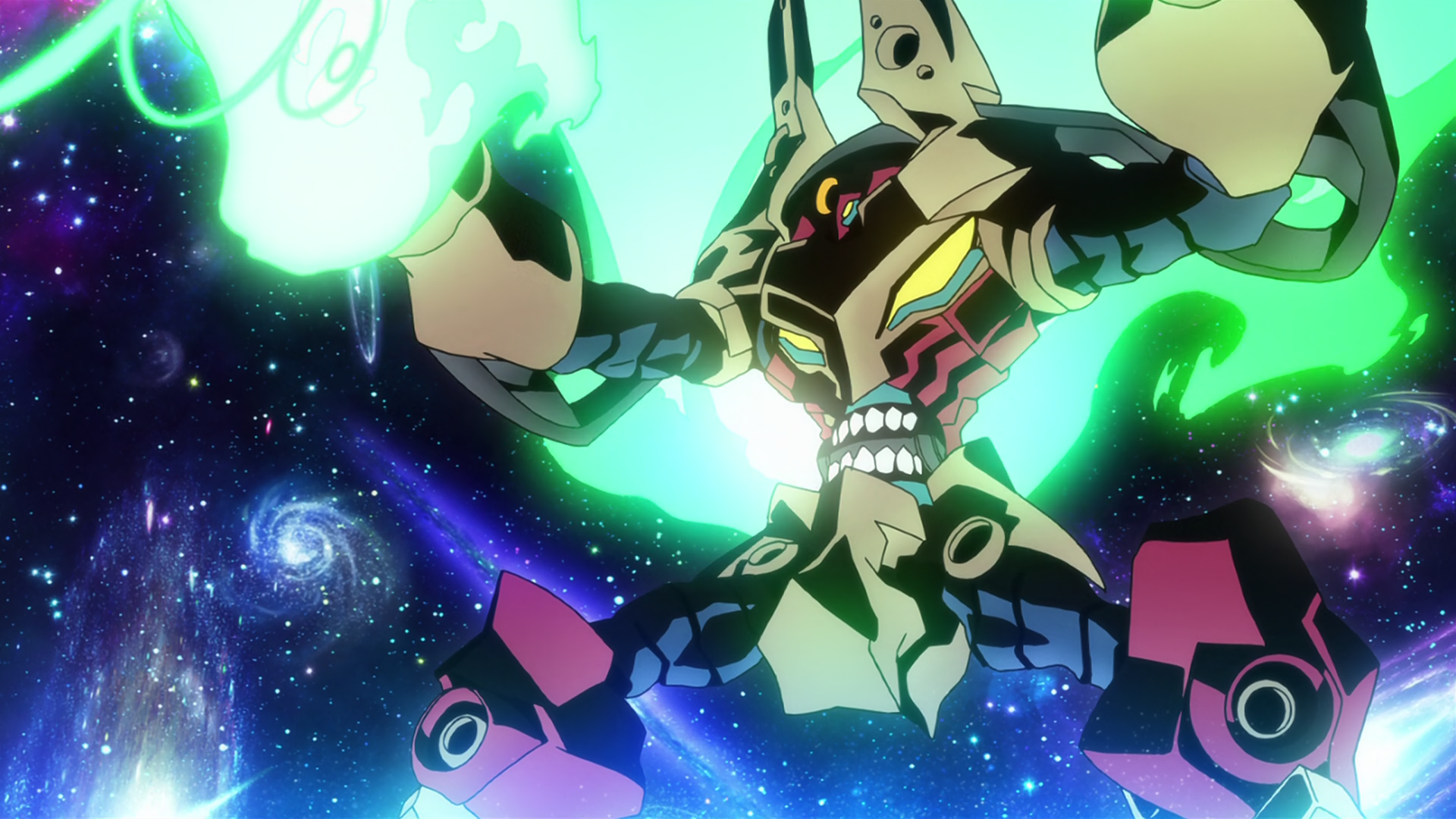 Gurren Lagann The Movie: The Lights in the Sky are Stars - Final Battle.   Final battle from the second movie, , Gurren Lagann The Movie: The Lights  in the Sky are