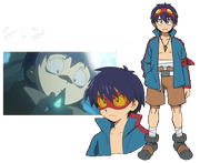 Simon's appearance in the Beastmen War arc.