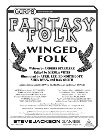 Front cover of GURPS Fantasy Folk: Elves