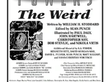 Powers: The Weird