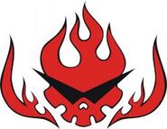 El primer logo de la Brigada Dai-Gurren, bajo el Liderazgo de Simon y Kamina.