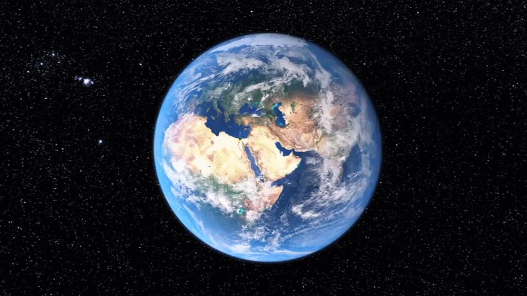 Планты 2. Вид земли из космоса. Земля вращается. Земля крутится. Анимированная Планета земля.