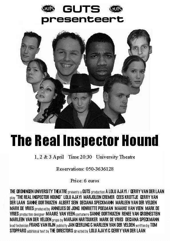 The Real Inspector Hound Groningen University Theatre Society Wiki