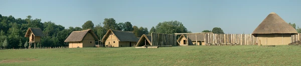 Village franc au VIIe siècle.