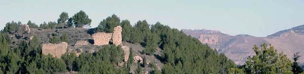 Les ruines du château d'Ayerbe de nos jours.