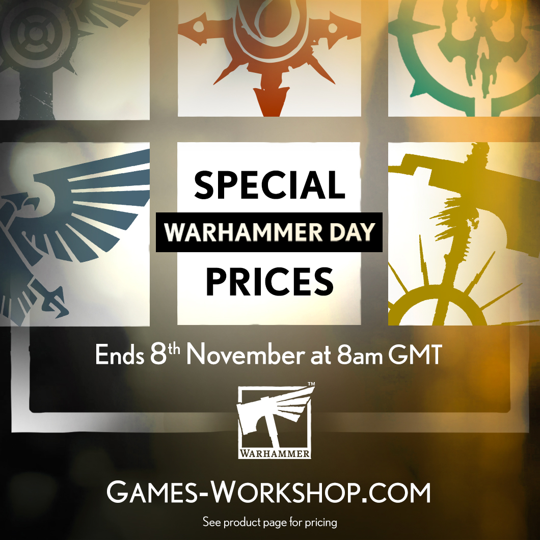 Games Workshop: Warhammer World - Tomorrow we celebrate the