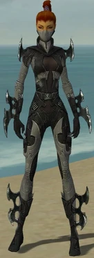 Assassin Kurzick Armor F gray front