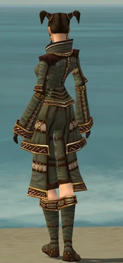 Monk Elite Kurzick Armor F gray back