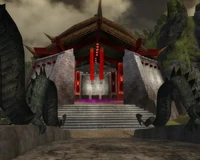 A cloudy miasma hangs over the library.