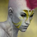 Necromancer Elite Luxon Armor M dyed head right