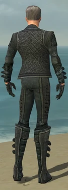 Mesmer Elite Rogue Armor M gray back