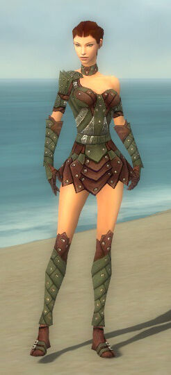 Ranger Elite Studded Leather Armor Female Guildwars Wiki Fandom While wearing this armor, you gain a +1 bonus to ac. ranger elite studded leather armor