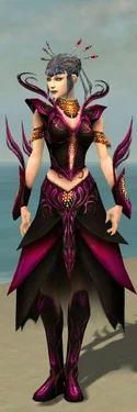 Necromancer Vabbian Armor F dyed front