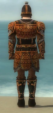 Warrior Canthan Armor M dyed back