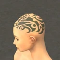Monk Elite Kurzick Armor F gray head side